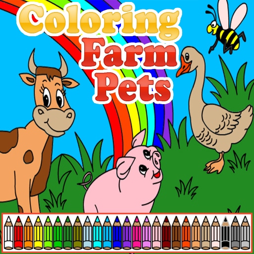 Coloring Farm Pets Unblocked - Coloring Farm Pets 